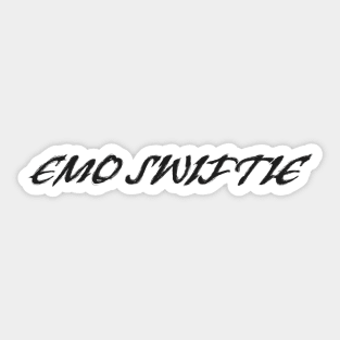 EMO SWIFTIE black Sticker